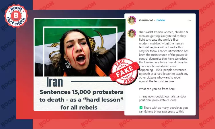 Did Iran Give Death Penalty To 15,000 Protesters? Fact-Check