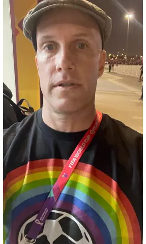 US Journalist Says He Was Detained In Qatar For Wearing Rainbow Flag T-Shirt To FIFA World Cup Match