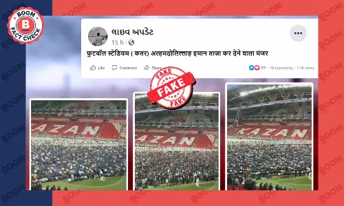 Old Video From Russia Falsely Shared As Namaz At 2022 FIFA World Cup In Qatar