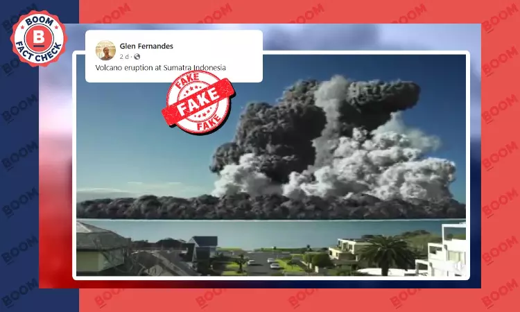 Simulation Video of Underwater Volcanic Eruption Shared As Indonesia Earthquake