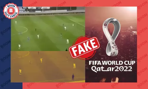 Old Video Viral Claiming FIFA 2022 Match Paused For Azaan