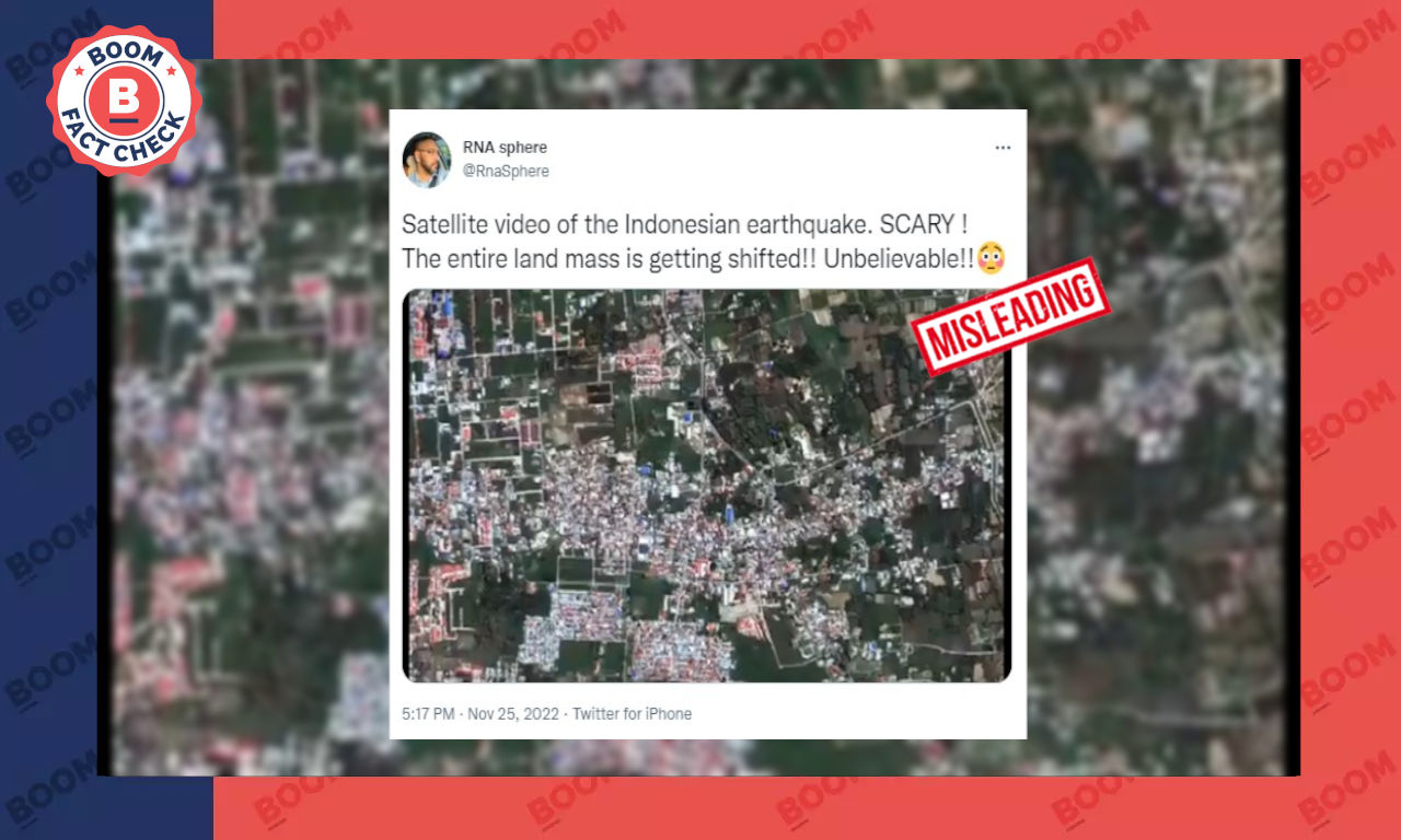 2018 shared visuals as a recent case of earthquake-stricken Indonesia