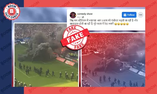 Old Video Of Rioting In Germany Peddled As Fire At FIFA World Cup Old Video Of Rioting In Germany Peddled As Fire At FIFA World Cup