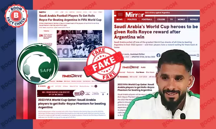 Saudi Arabia Player Denies Reports Of Rolls-Royce As Gift Post Argentina Win