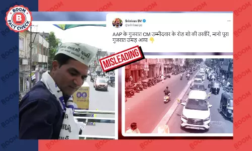 Old Video Of AAP CM Candidate Isudan Gadhvi Shared As Recent