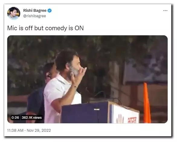 Viral Posts Falsely Claim Rahul Gandhi Did Not Realise His Mic Was Off |  BOOM