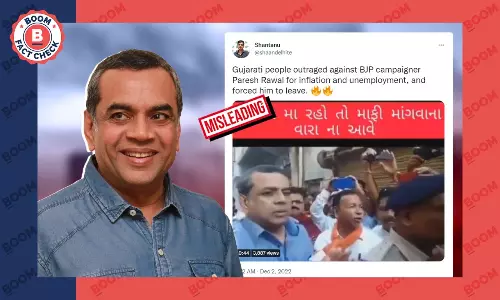 Old Video Of Paresh Rawal Peddled As Actor Apologising For Bengali Remark