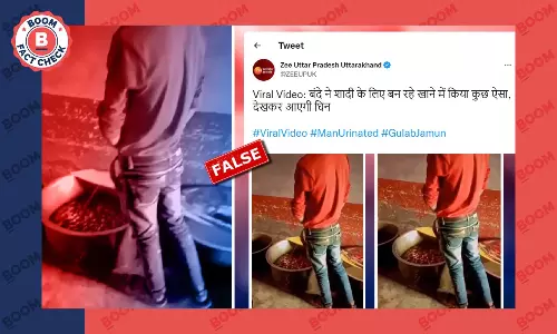 Zee News Misreports Edited Prank Video As Man Urinating On Gulab Jamun