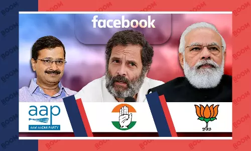 BJP Pages Spent Over ₹4Cr On FB Ads In November; AAP & Congress Far Behind