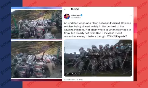 Video Of Indian-Chinese Troops Clashing In Arunachal Pradesh: Heres What We Found