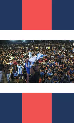 In Pictures:  Kerala, Bengal Celebrate As Argentina Lift FIFA World Cup 2022