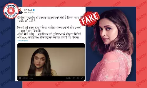 2018 Video Peddled As Deepika Padukone Crying Over Pathaan Controversy