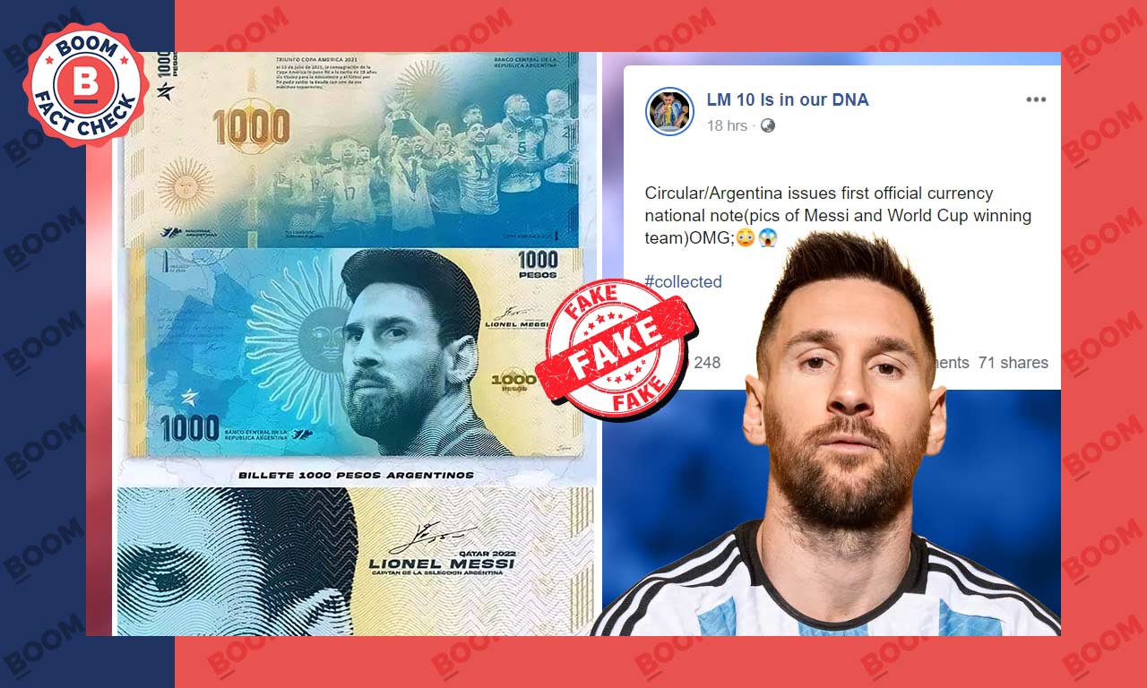 Lionel Messi To Become Face Of Argentina s 1000 peso Bill 42 OFF