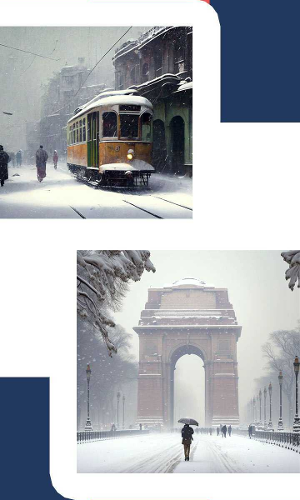 What Would Snow-Covered Delhi, Kolkata Look Like? See These AI-Generated Photos