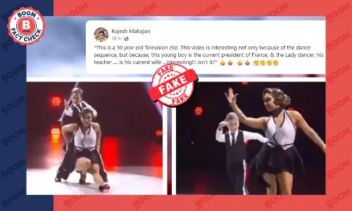 No, This Video Does Not Show French President Macron & Frances First Lady