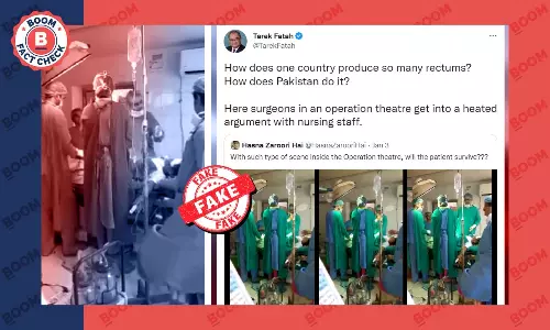 Tarek Fatah Shares Video of Rajasthan Doctors Fighting In OT As Pakistan