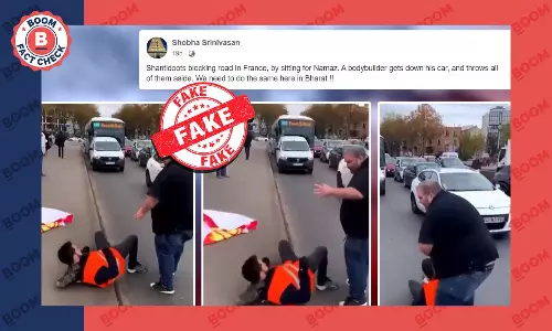 Video Of Climate Activists Being Dragged Away Peddled With Fake Namaz Claim