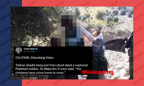 Tarek Fateh Revives Old Video Of Taliban Executing Pak Soldier