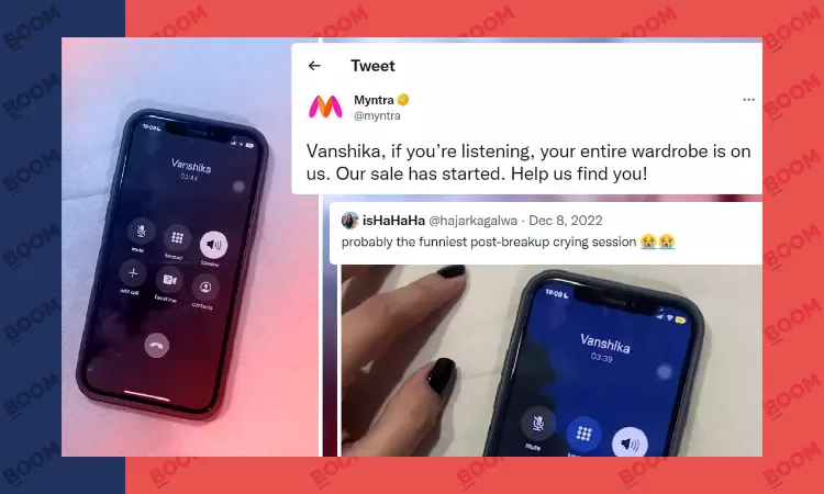 Heard That Viral Vanshikas Breakup Call? It Was A Myntra Ad Campaign