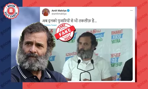 Amit Malviya, BJP Accounts Peddle Cropped Clip of Rahul Gandhis Statement About Poojaris