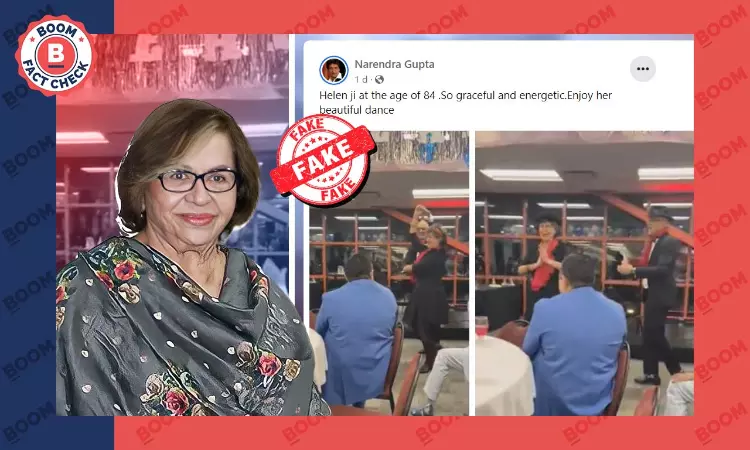 No, Viral Video Does Not Show Helen Dancing On Mera Naam Chin Chin Chu