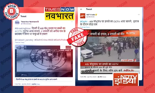 News Outlets Falsely Claim Accused Who Stabbed A Delhi Cop Is A Muslim