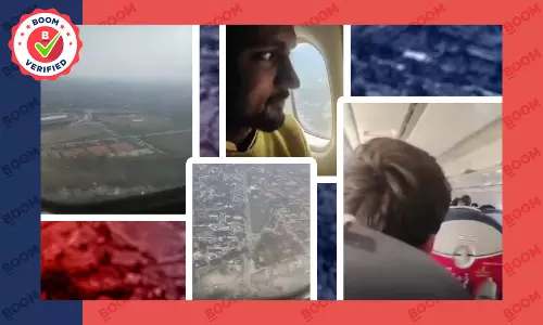 BOOM Verified: Video Of FB Live By Indian Flyer Captures Nepal Plane Crash