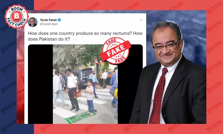 Video Of Boy Doing Namaz On Road Falsely Peddled as Pakistan