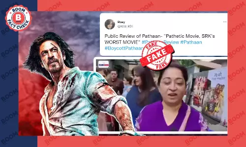 Old Video Of Moviegoers Saying SRKs Worst Movie Peddled As Pathaan Review