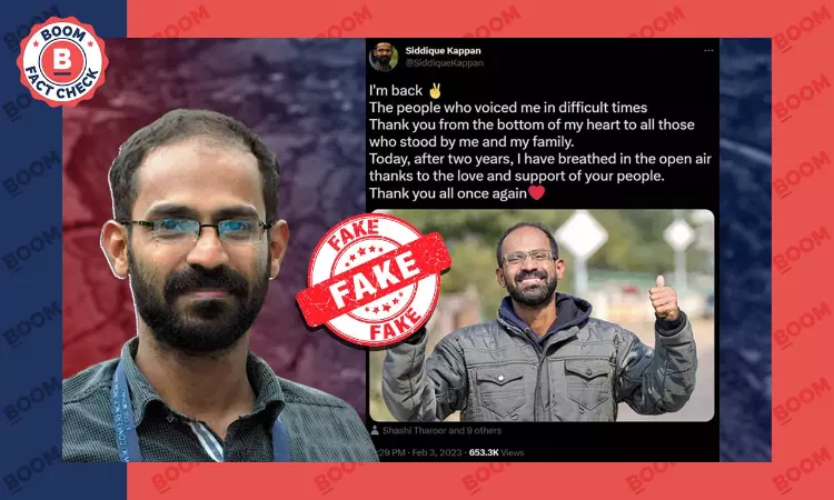 Imposter Account of Siddique Kappan Appears On Twitter Upon His Release...