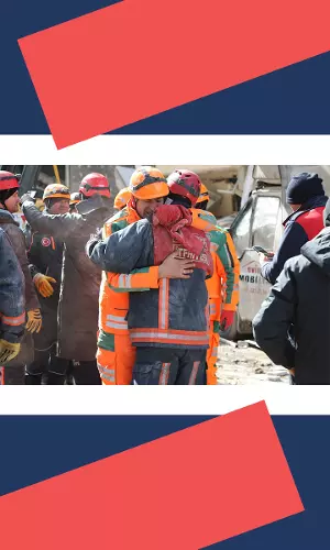 In Photos: Rescuers Search For Survivors Amid Death And Destruction In Turkey