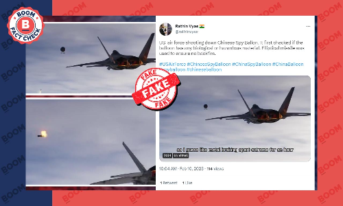 Simulation Peddled As Real Video Of US Jets Shooting Suspected Spy Balloon