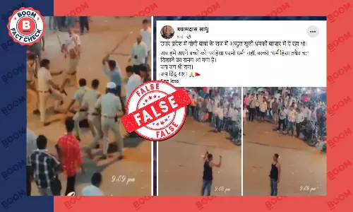 Video Of Police Opening Fire At A Man In Karnataka Viral As Uttar Pradesh