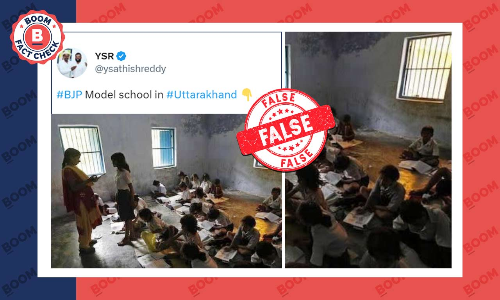 Old Photo Of School In Bihar Peddled As Uttarakhand