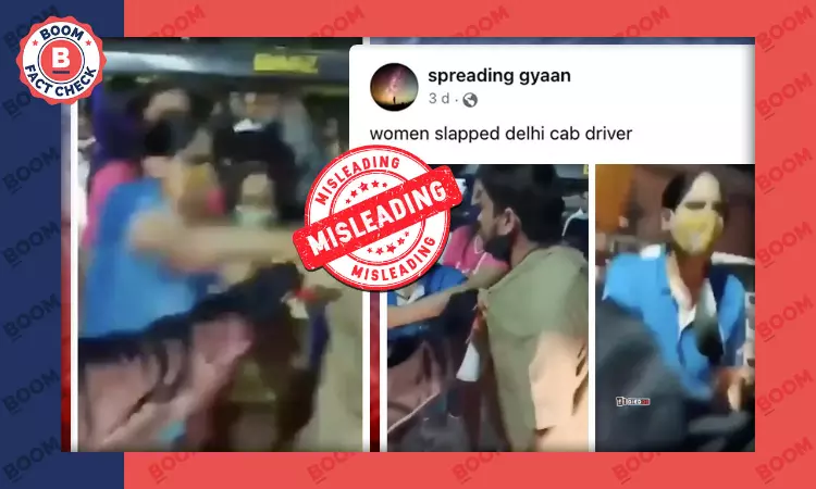 Old Video of Woman Assaulting Cab Driver in Delhi Shared As Recent