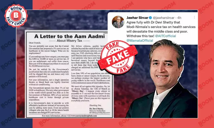 Dr Devi Shetty On Health Service Tax Viral As Recent