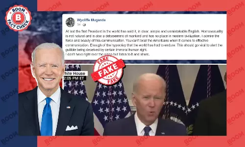 No, US President Biden Did Not Make Transphobic Remarks