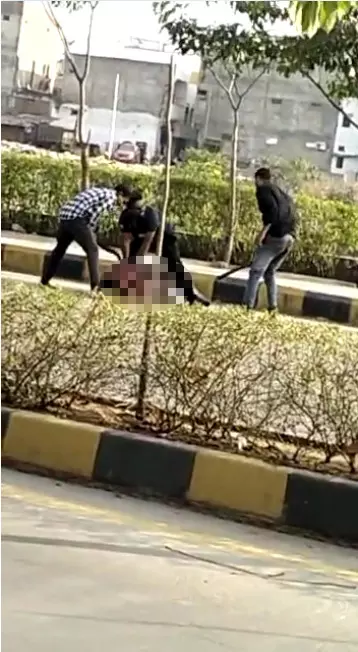 Screenshot from the murder at Jiyaguda, Hyderabad Screenshot from the murder at Jiyaguda, Hyderabad