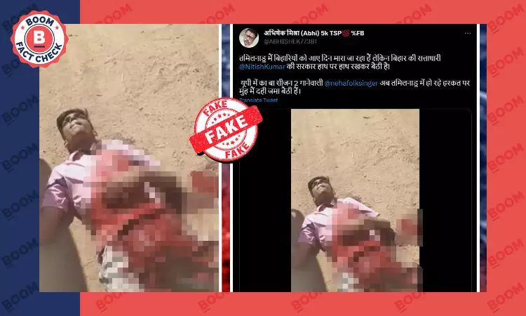 Video Of Karnataka Stabbing Viral As Bihari Migrants Attacked In Tamil Nadu