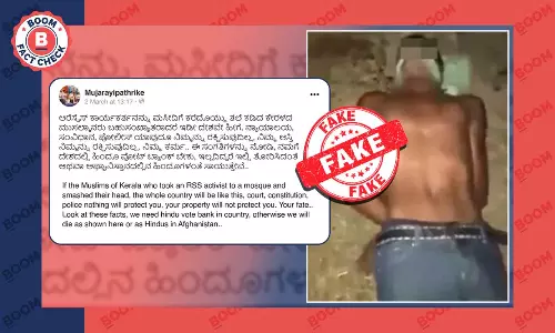 Doctored Video Revived Falsely Claiming RSS Worker Was Lynched In Kerala