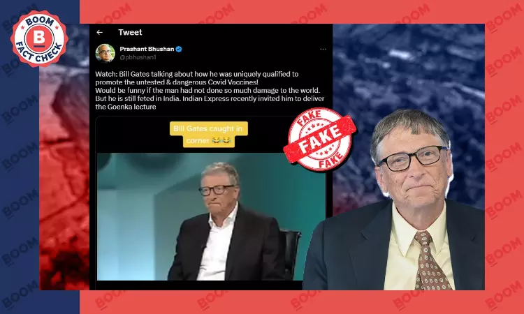 Video Of Bill Gates Being Accused Of Profiting Off COVID Vaccines Is A Deepfake