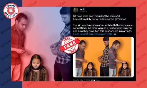 News Outlets Peddle Scripted Video Of One Woman Marrying Two Men As Real