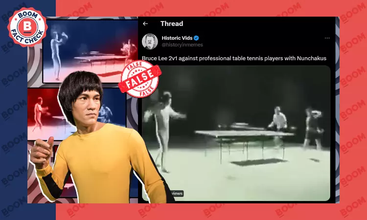 Video of Bruce Lee Playing 2 vs 1 Table Tennis Is Actually A Nokia Ad