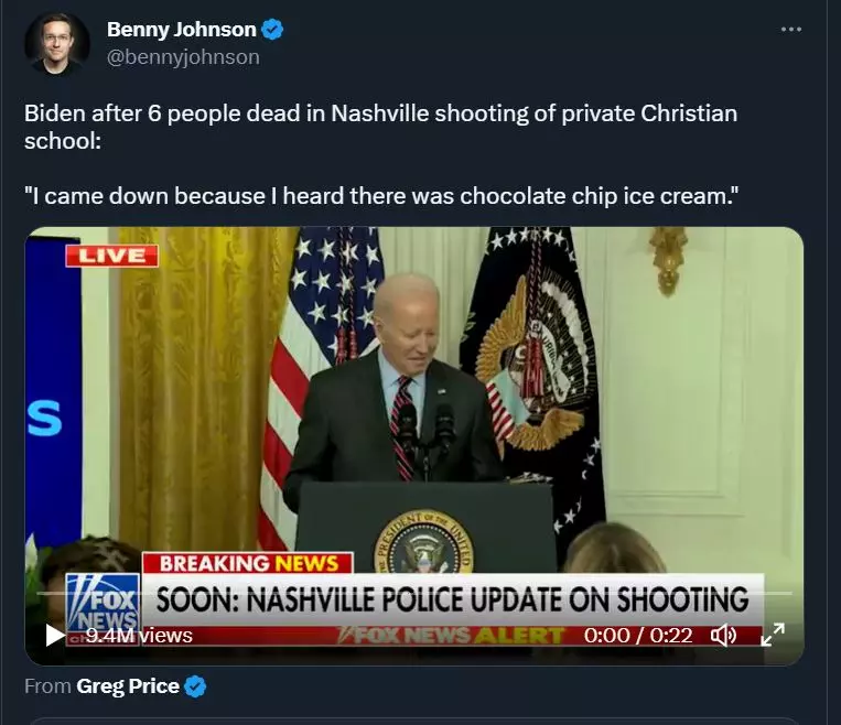 40+ Most Popular And Best Joe Biden Nashville Shooting Ice Cream Today 27 Video Of Biden's Ice Cream Remark After School Shooting Viral Without Context | BOOM