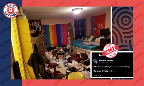No, This Is Not The Nashville Shooters Room With Pride, Trans and NATO Flags