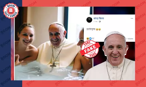 Photo Of Pope Francis With Two Women In A Hot Tub Is An AI-Generated Fake