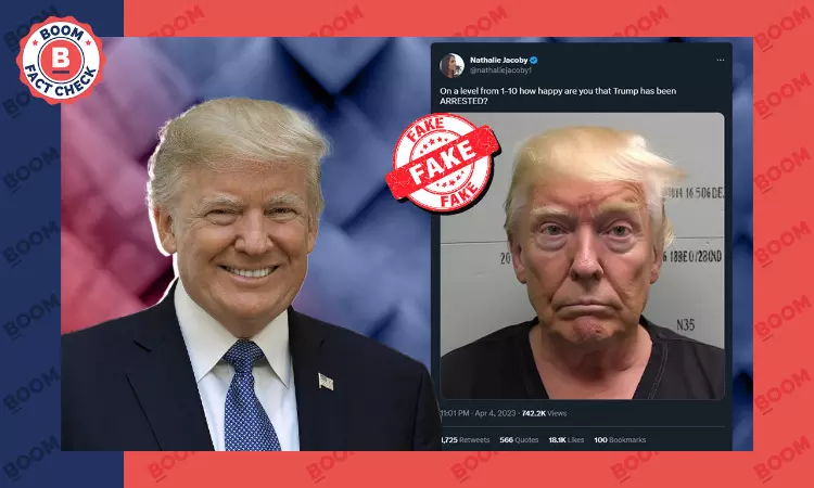 AI-Generated Fake Donald Trump Mug Shot Photos Go Viral