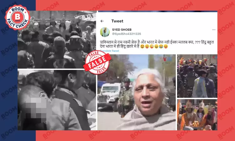 Video Of Ram Navami Procession In Kashmir Falsely Shared As Pakistan