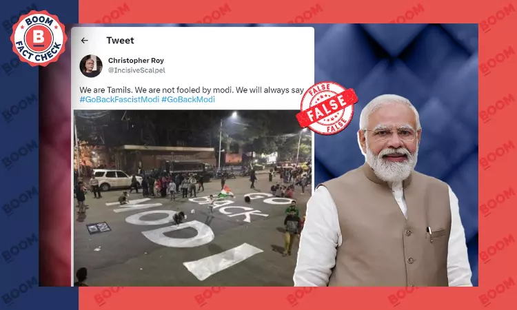 Old Photo Of Protest Against PM Modi In Kolkata Revived As Tamil Nadu