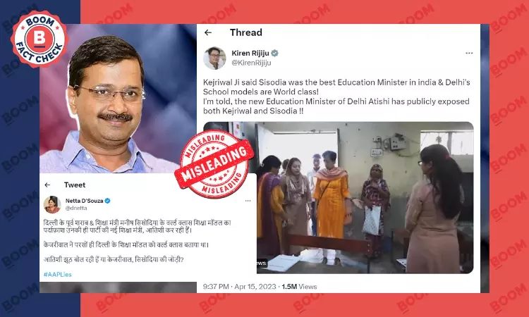 Kiren Rijiju Tweets Video Of MCD-run School With Misleading Claim